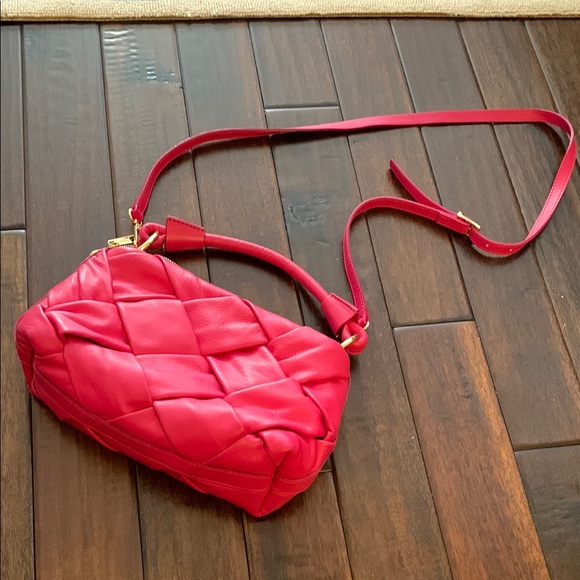 Valentina Fiore Handbags - Valentina Fiore Hot Pink Quilted Leather Bag Made in Italy 🇮🇹 EUC